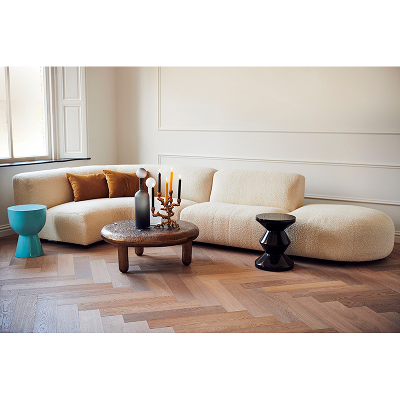 Tabouret ZIG ZAG Gris foncé POLS POTTEN