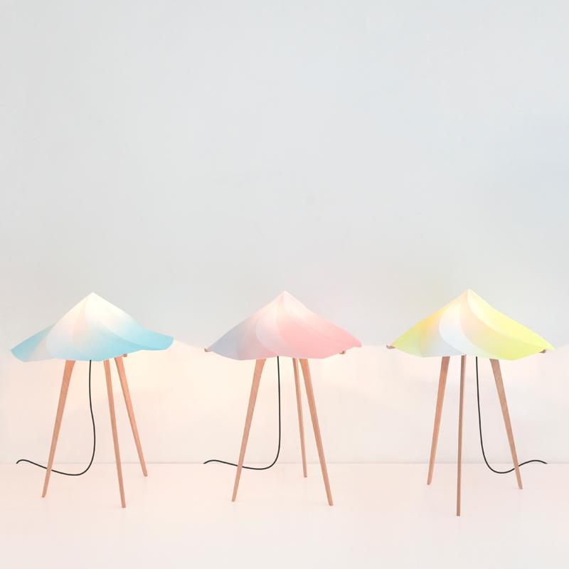 Lampe à poser CHANTILLY large Multicolore  MOUSTACHE