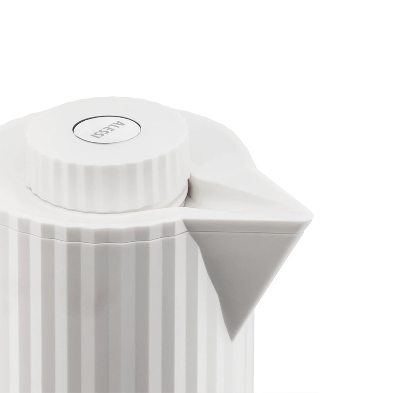 Café & Thé Pichet isotherme PLISSÉ Blanc ALESSI