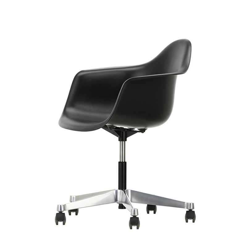 Fauteuil de bureau EAMES PLASTIC ARMCHAIR PACC Noir RE VITRA