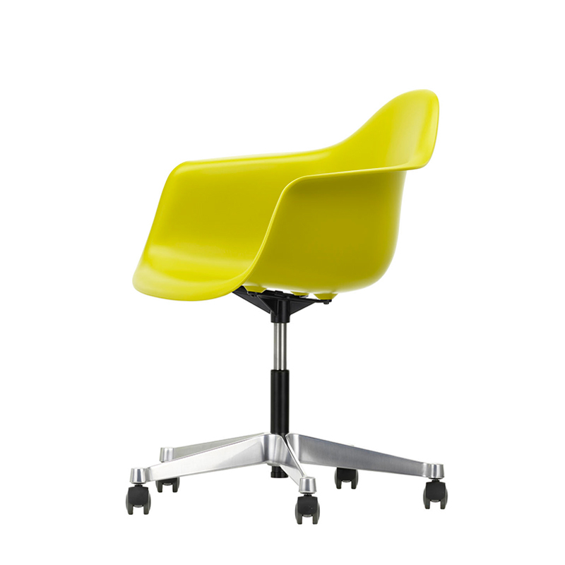 Fauteuil de bureau EAMES PLASTIC ARMCHAIR PACC Moutarde RE VITRA