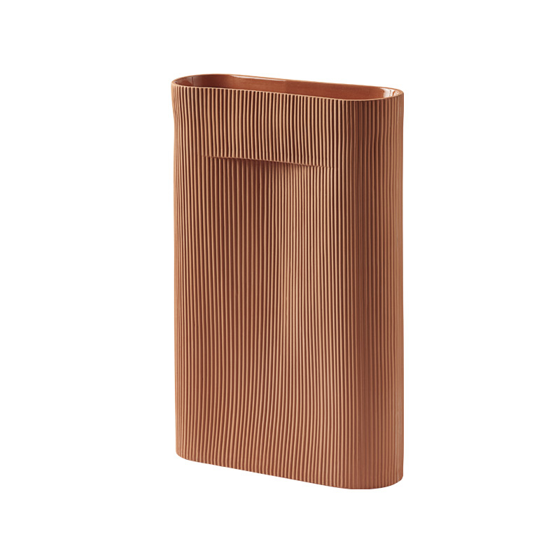 Vase Vase RIDGE Terracotta MUUTO