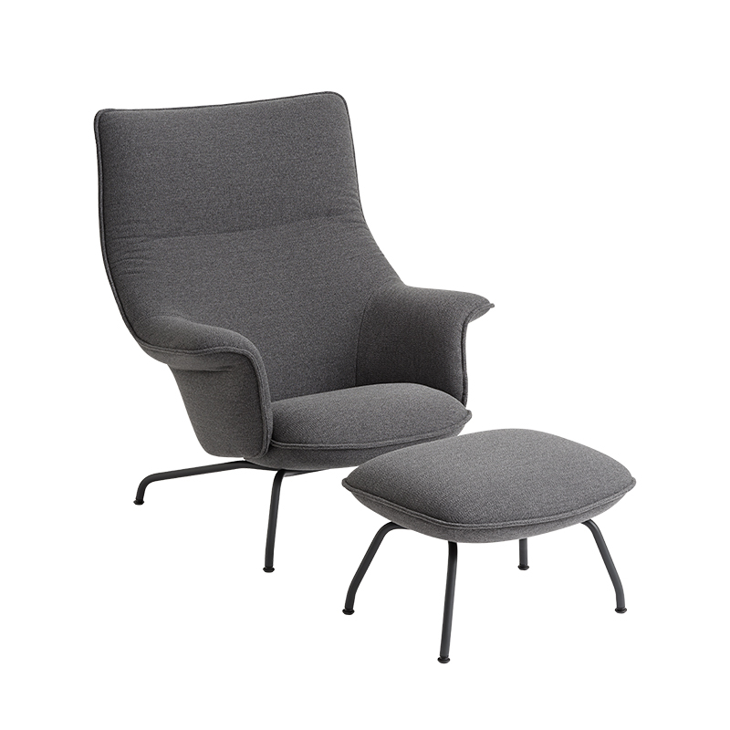 Fauteuil DOZE LOUNGE Gris 80 MUUTO