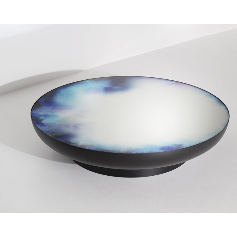 Table basse FRANCIS XL Aquarelle bleu-violet PETITE FRITURE