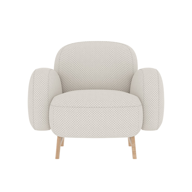 Fauteuil AUGUSTE Gris perle HARTO