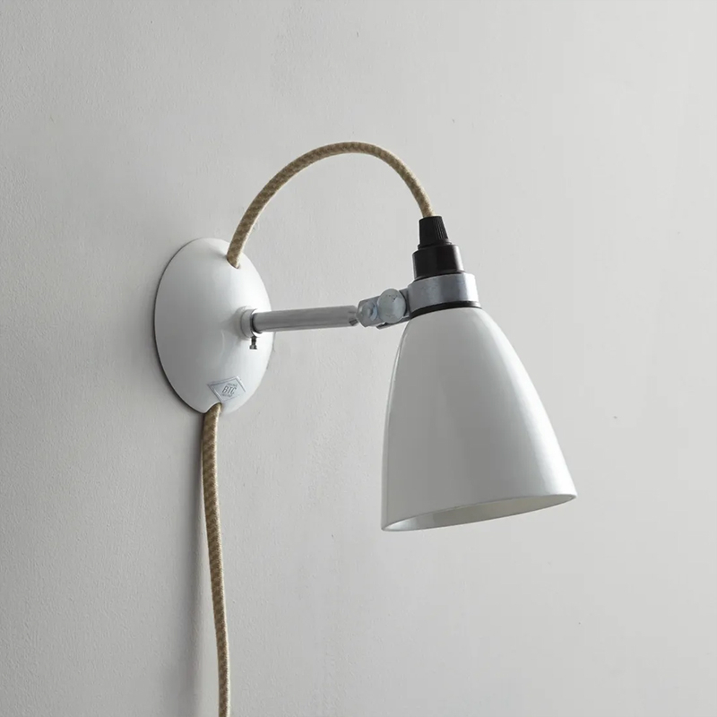 Applique HECTOR DOME Small avec câble Blanc ORIGINAL BTC