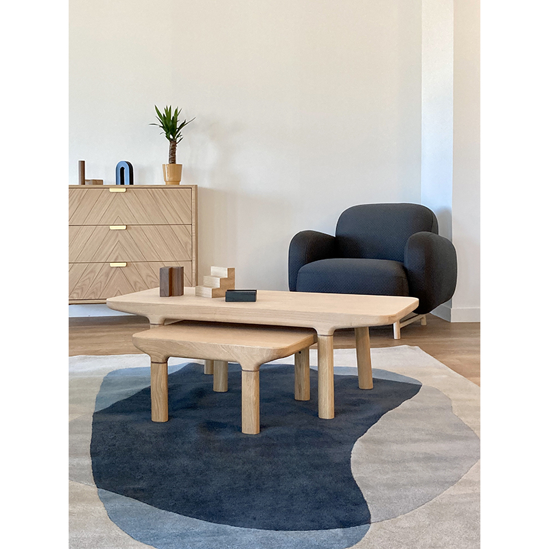 Tapis TAPIS SERGE Bleu gris HARTO