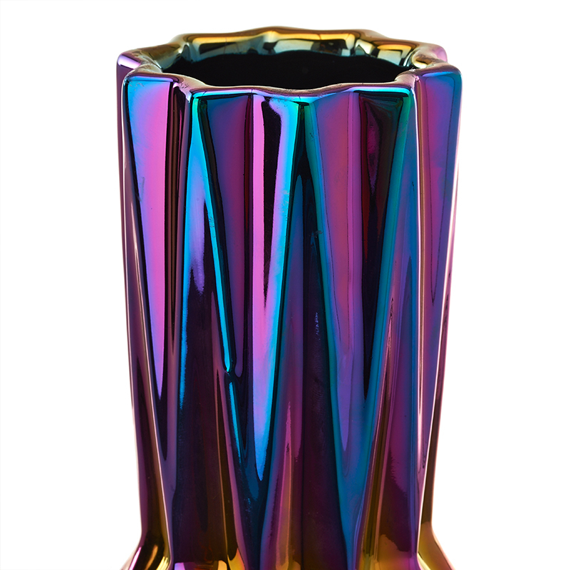Vase Vase OILY FOLDS L Multicolore  POLS POTTEN