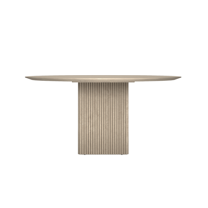 Table TEN ROUND Chêne huilé blanchi DK3