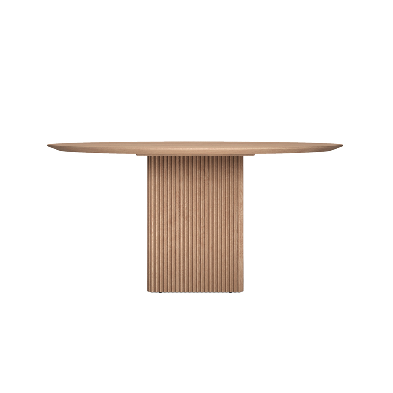 Table TEN ROUND Chêne savonné DK3
