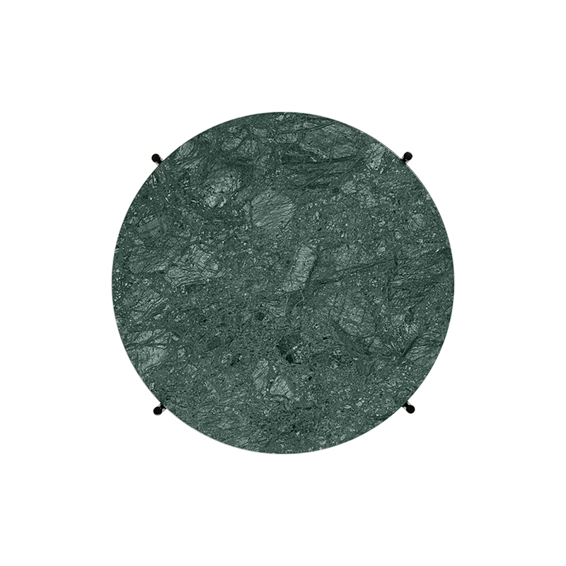 Table basse TS COFFEE Ø 55 Marbre Guatemala vert GUBI