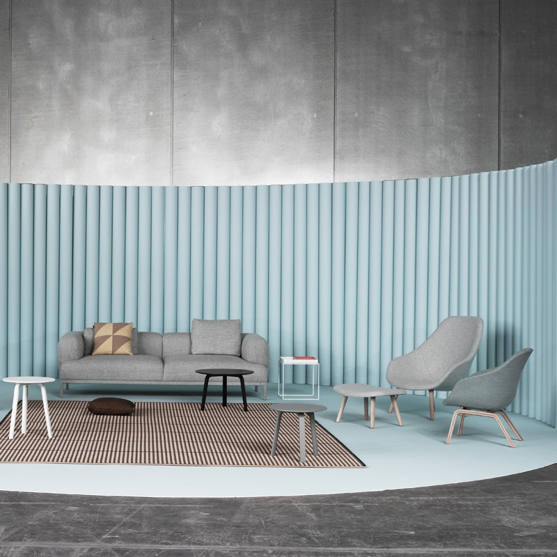 Fauteuil ABOUT A LOUNGE CHAIR AAL 82 Gris 130 HAY