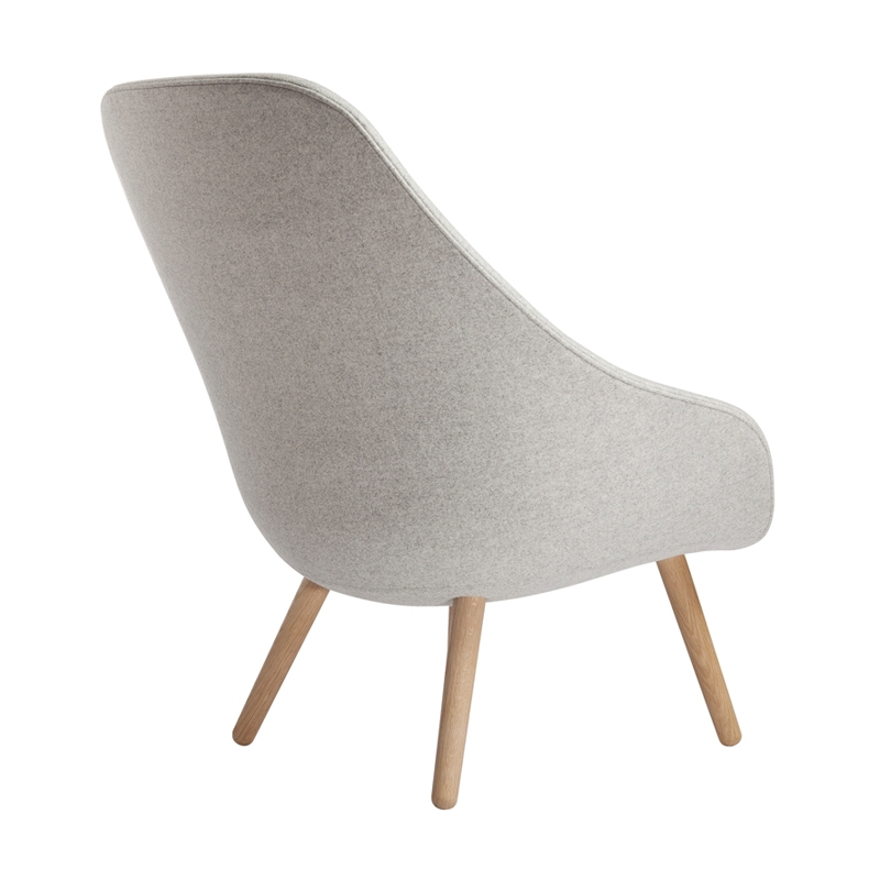 Fauteuil ABOUT A LOUNGE CHAIR AAL 92 Gris 120 HAY