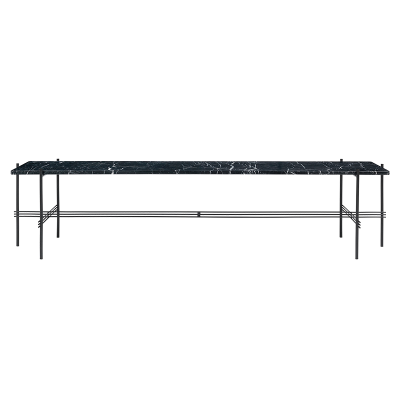Console TS 180x40 Marbre Marquina noir GUBI