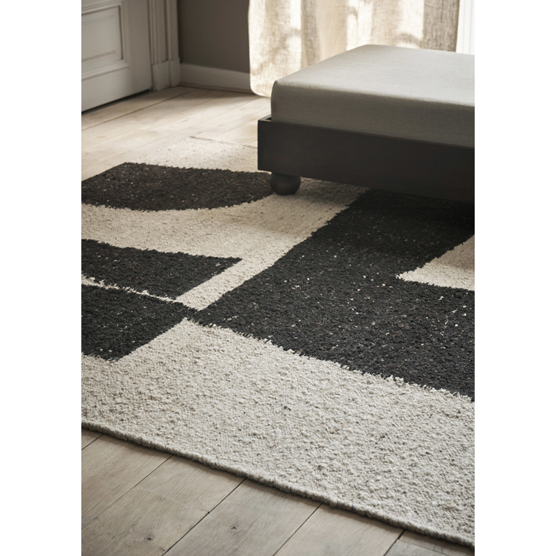 Tapis Tapis PIECE 200x300 Blanc cassé/ café FERM LIVING