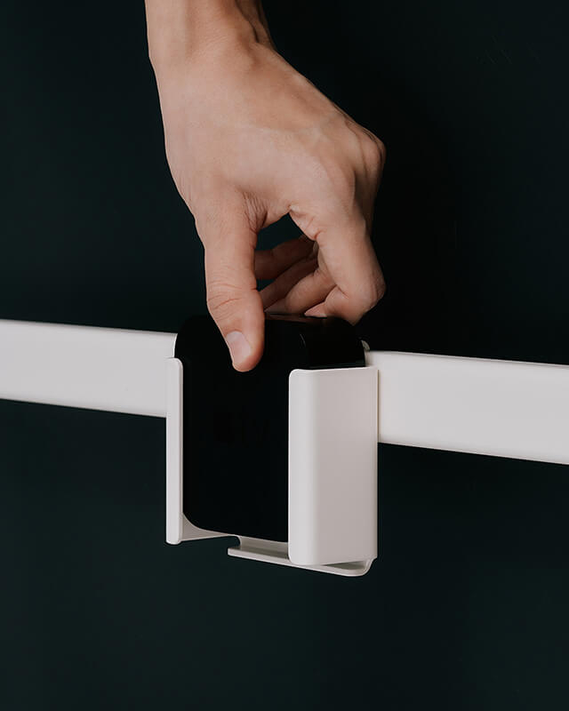 Support Apple TV MOUNT Abricot PEDESTAL