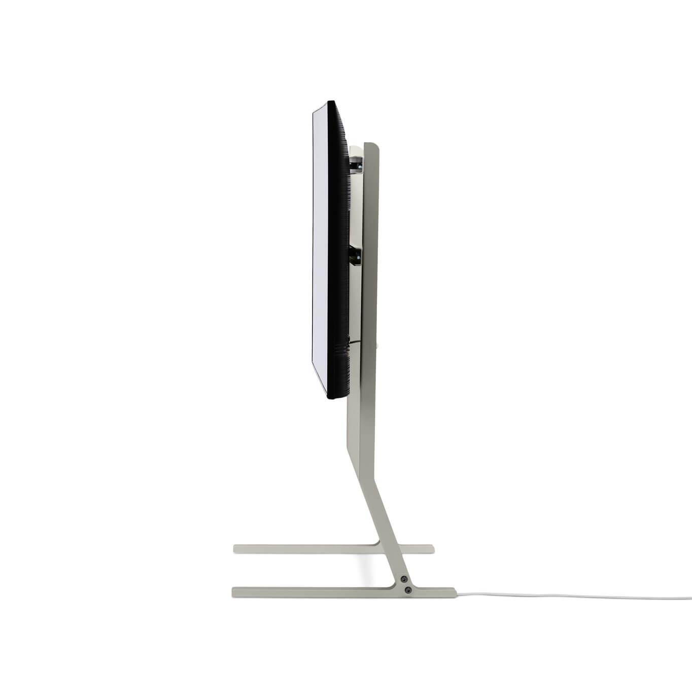 Meuble TV Support TV BENDY Haut Gris PEDESTAL