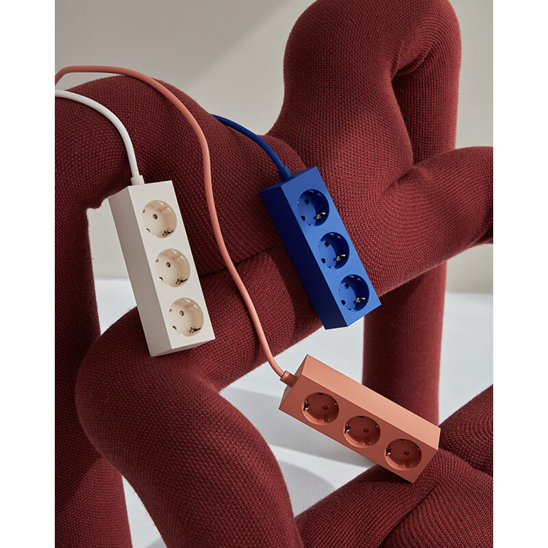 Accessoire luminaire Multiprise POWER BAR 5 m Vieux Rose PEDESTAL