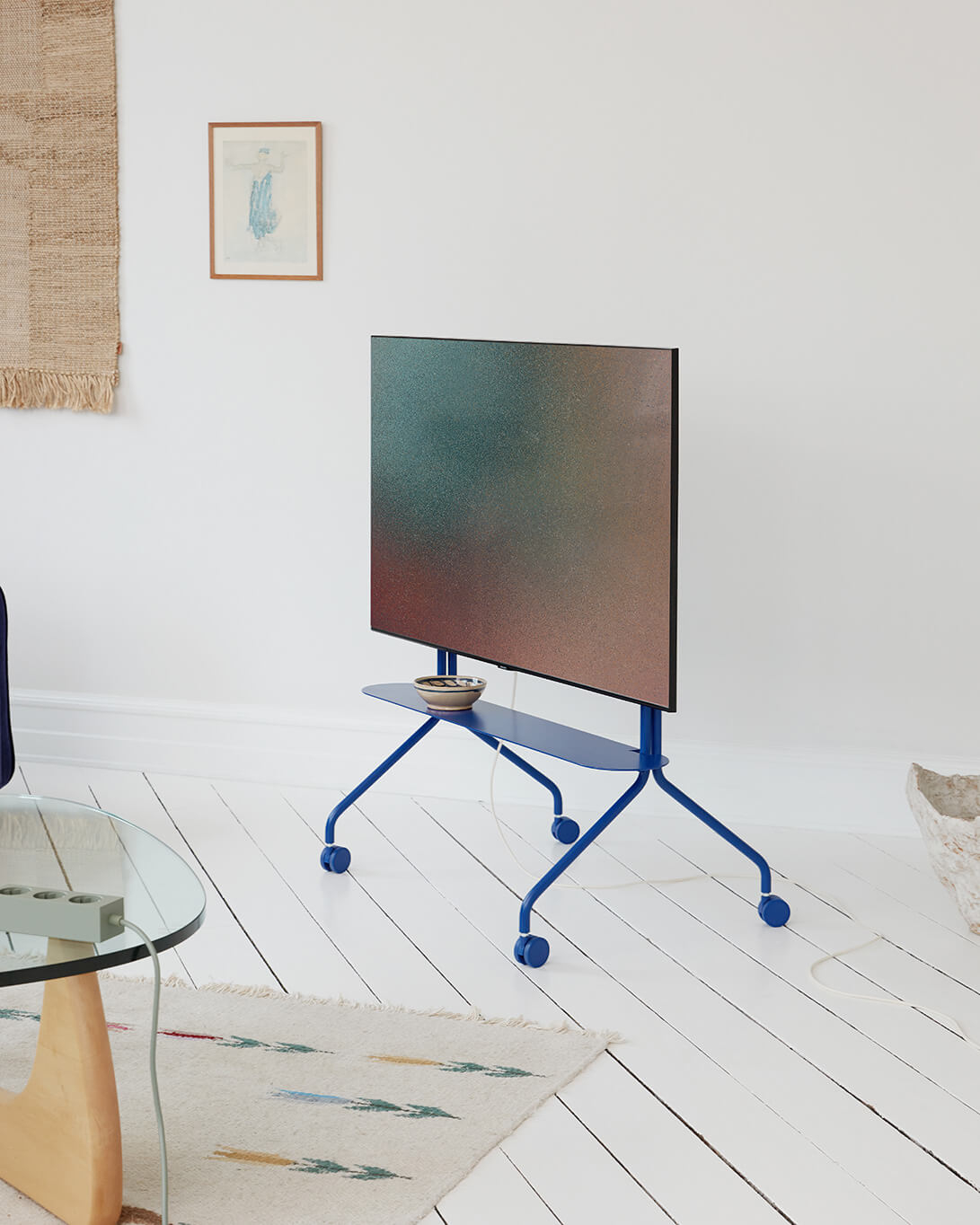Étagère Pipe pour support TV Ultramarin PEDESTAL