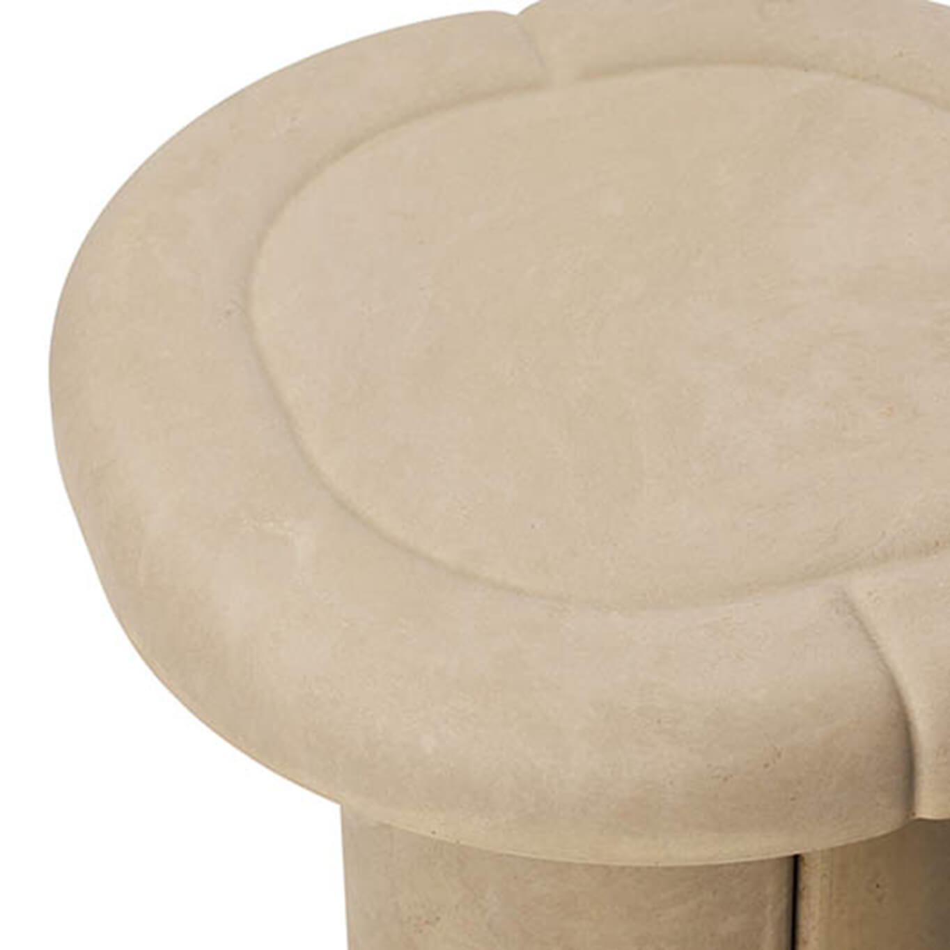 Table d'appoint guéridon ALDER Sable MATER