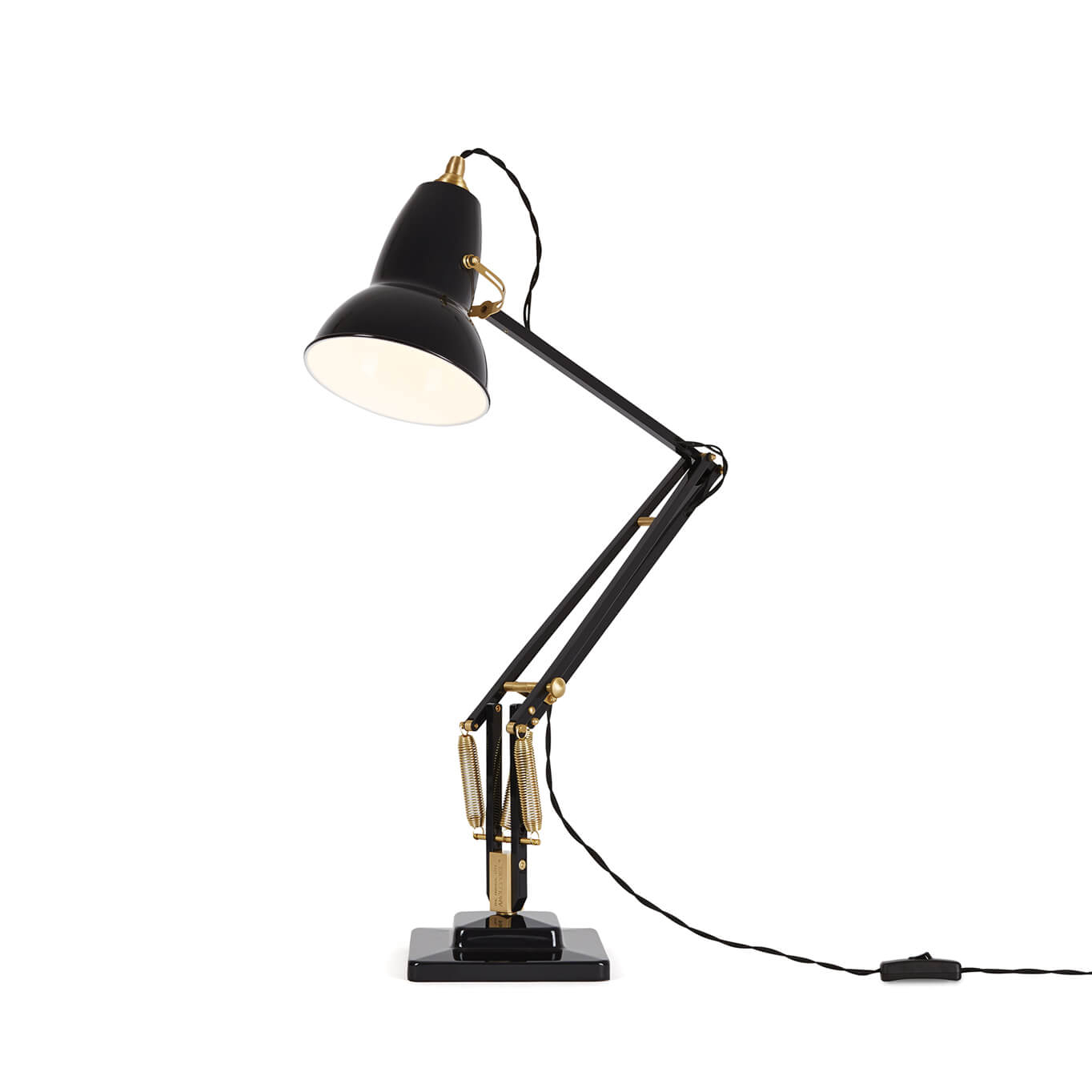 Lampe de bureau ORIGINAL 1227 BRASS Noir ANGLEPOISE