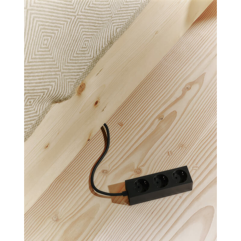 Multiprise POWER 2 m Charbon PEDESTAL