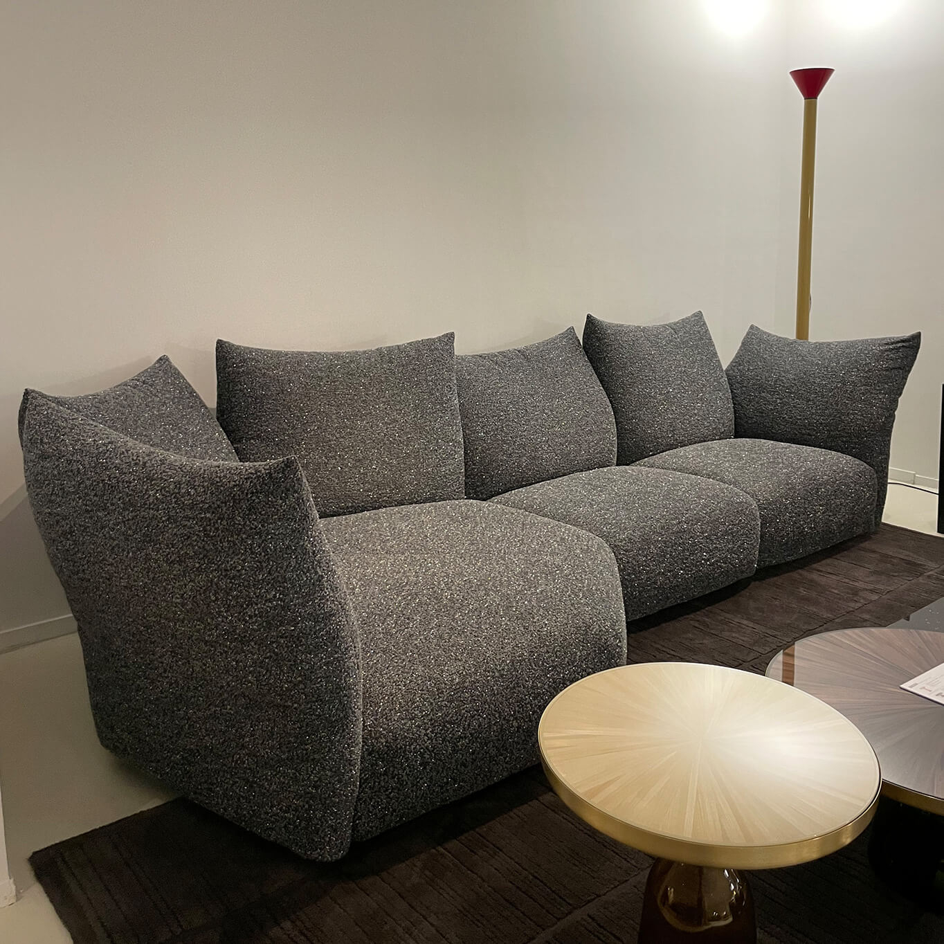 STANDARD Tissu Galena gris pailleté EDRA
