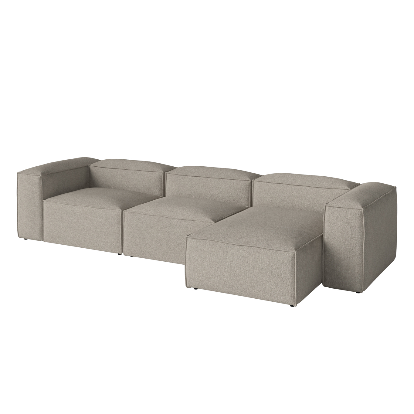 COSIMA Chaise Longue Right  340x100 Monza Sand