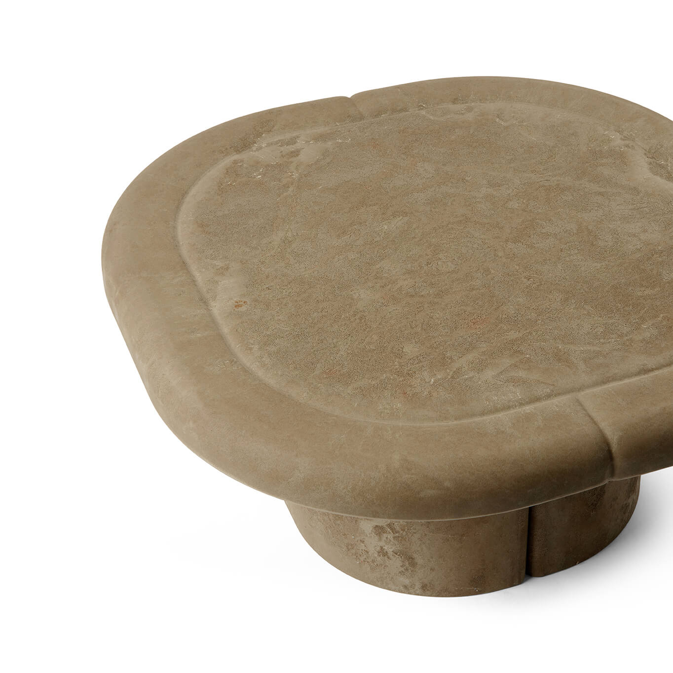 Table basse ALDER LOUNGE CARRÉ Gris terre MATER