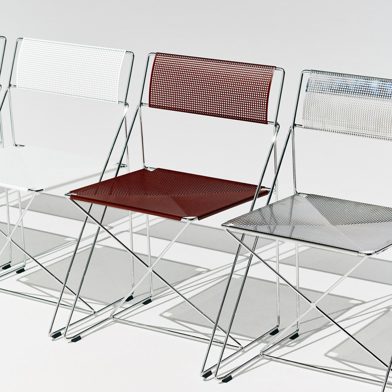 X-LINE chrome /  rouge fer