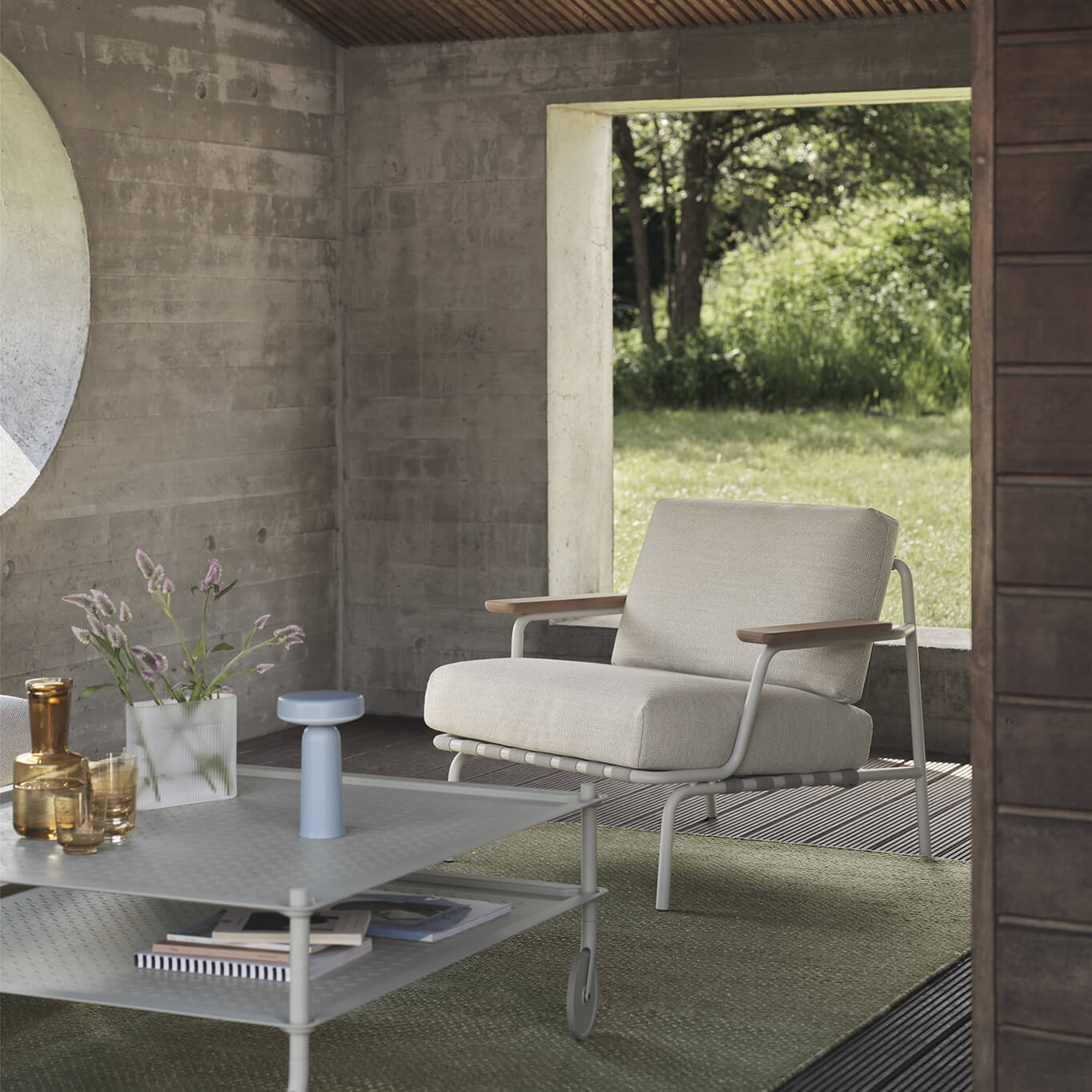 Table basse FLOW COFFEE Taupe MUUTO