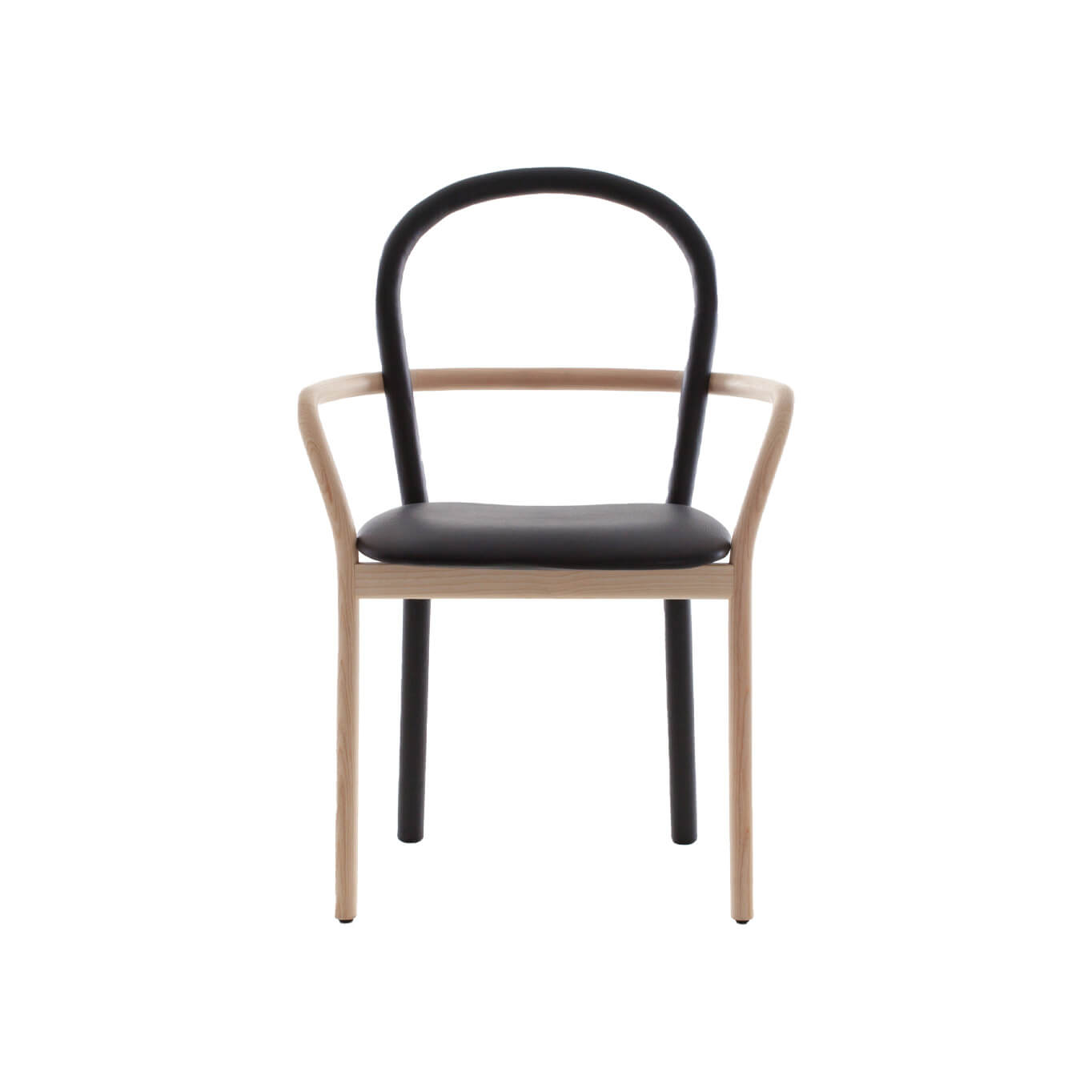 GENTLE Frêne / Cuir noir