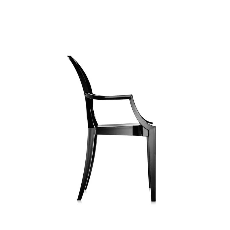 Fauteuil enfant LOU LOU GHOST Noir brillant KARTELL