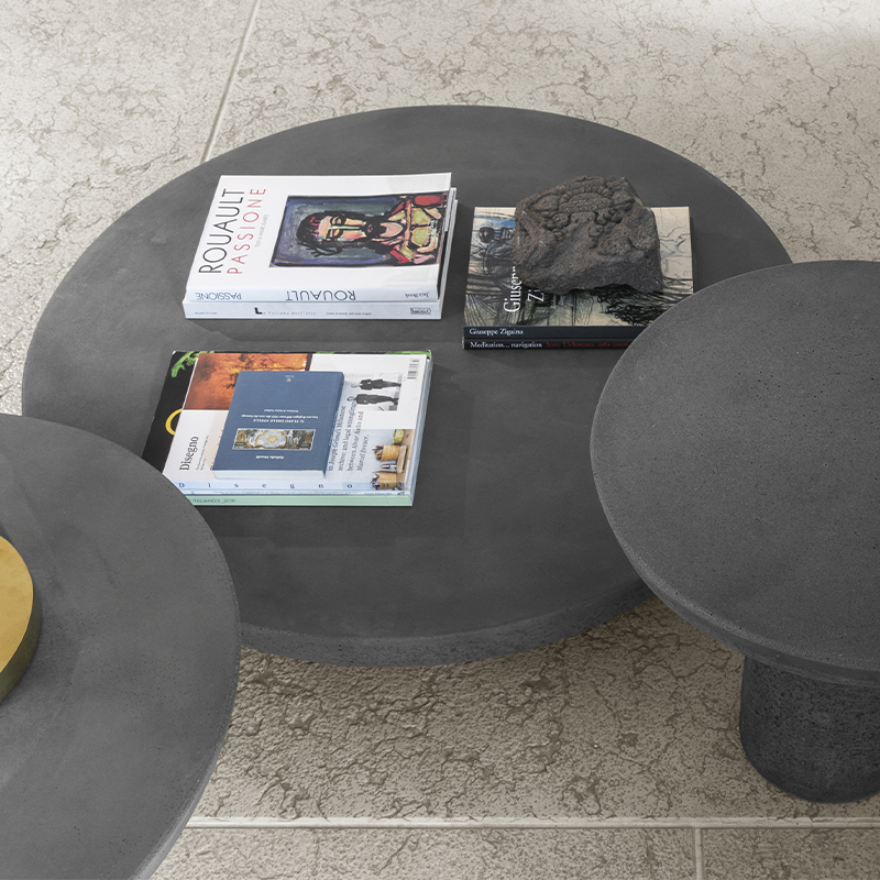 Table d'appoint guéridon OLO Ø 30 Anthracite MOGG
