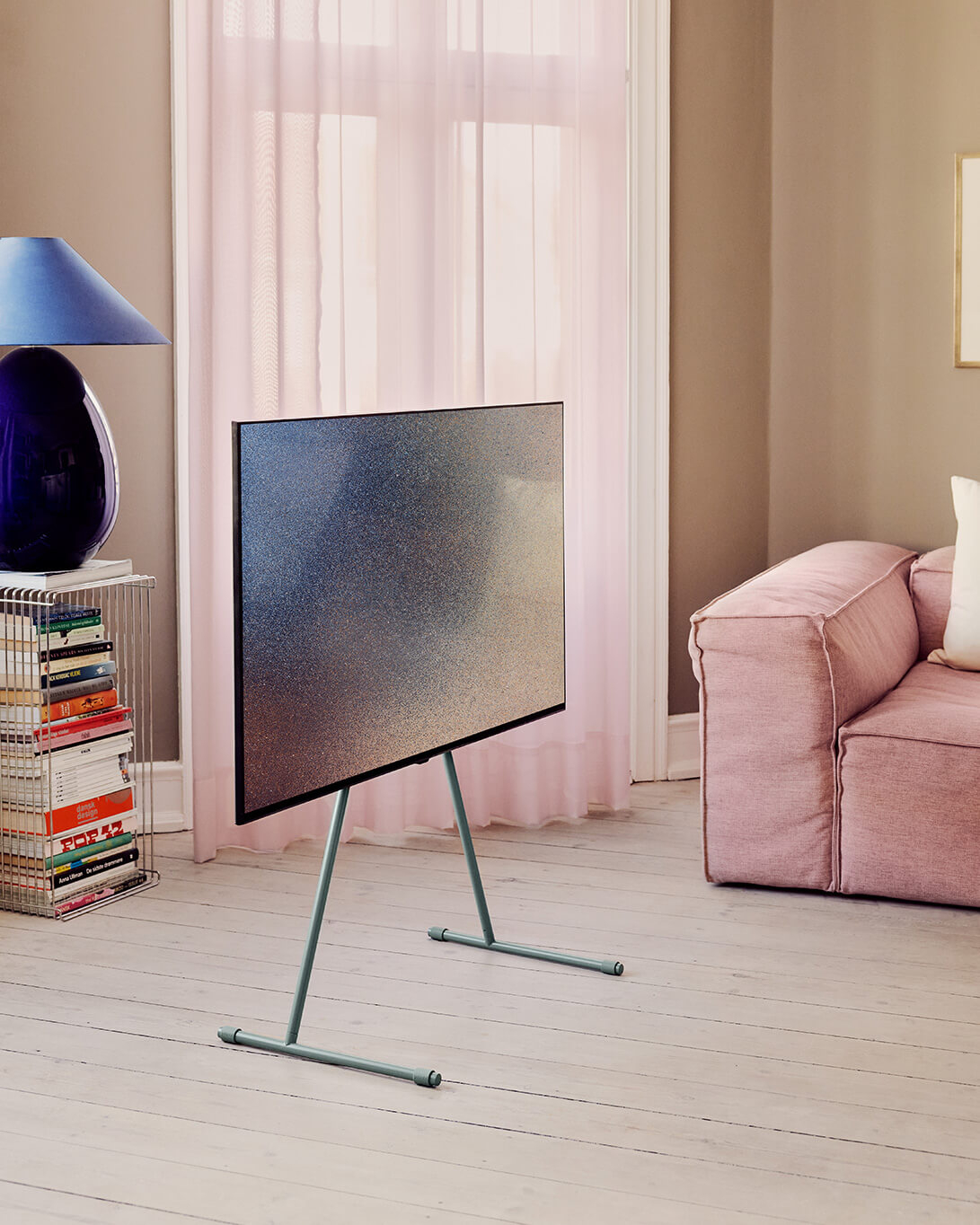 Support TV VIVA Vert Mousse PEDESTAL