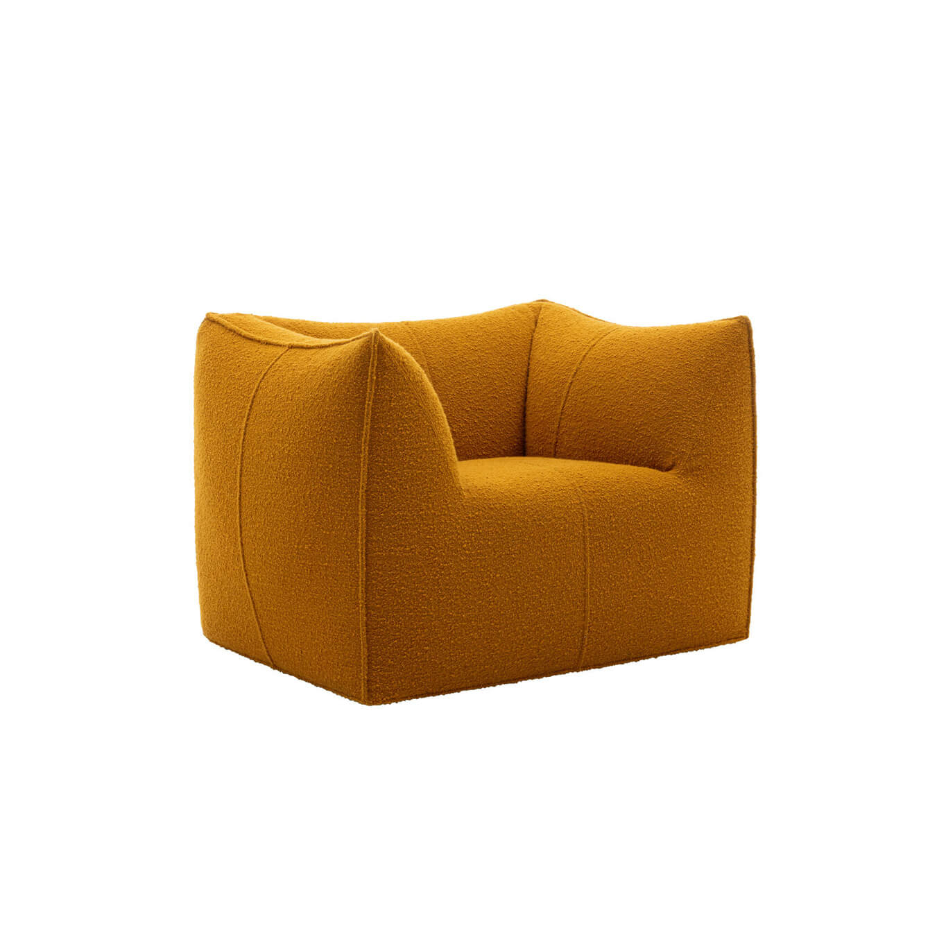 LA BAMBOLA Sila Bouclé ocre B&B ITALIA