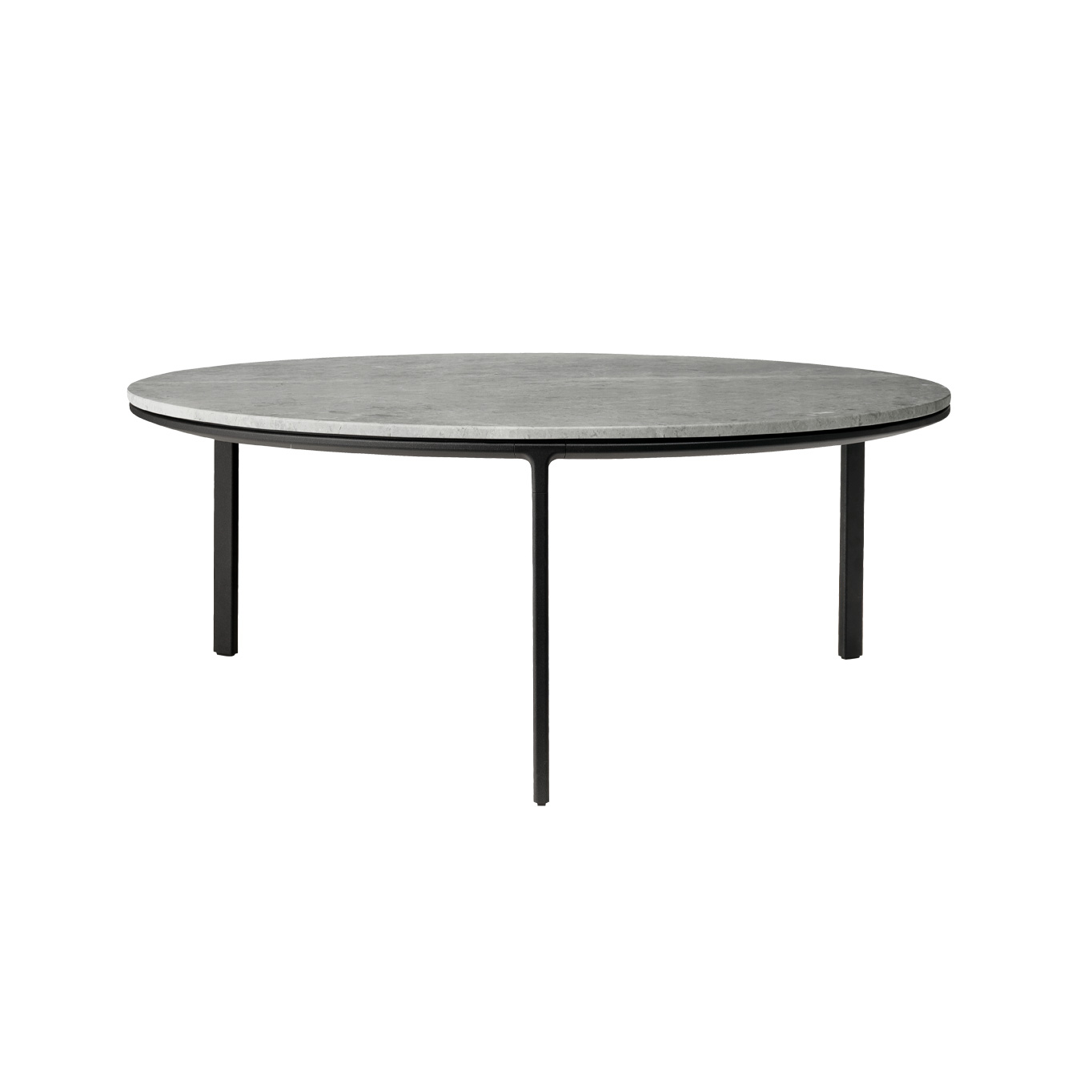 COFFEE TABLE Ø 90 Marbre Sky gris VIPP