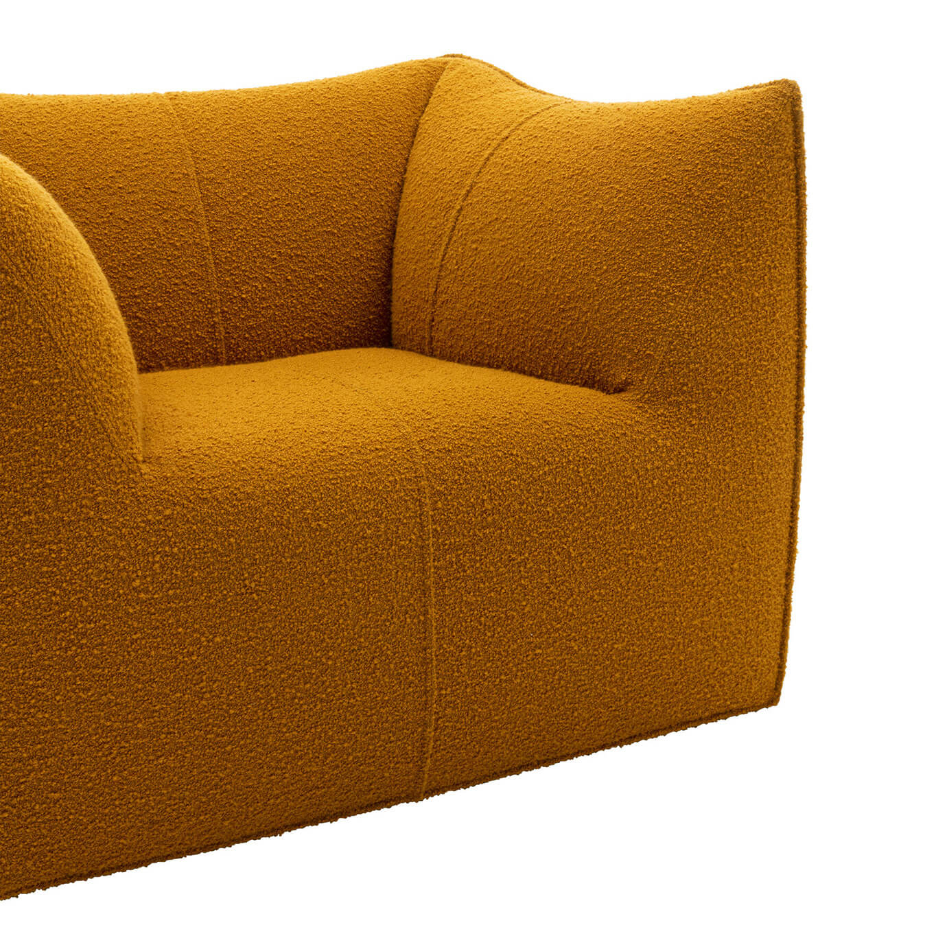 LA BAMBOLA Sila Bouclé ocre B&B ITALIA