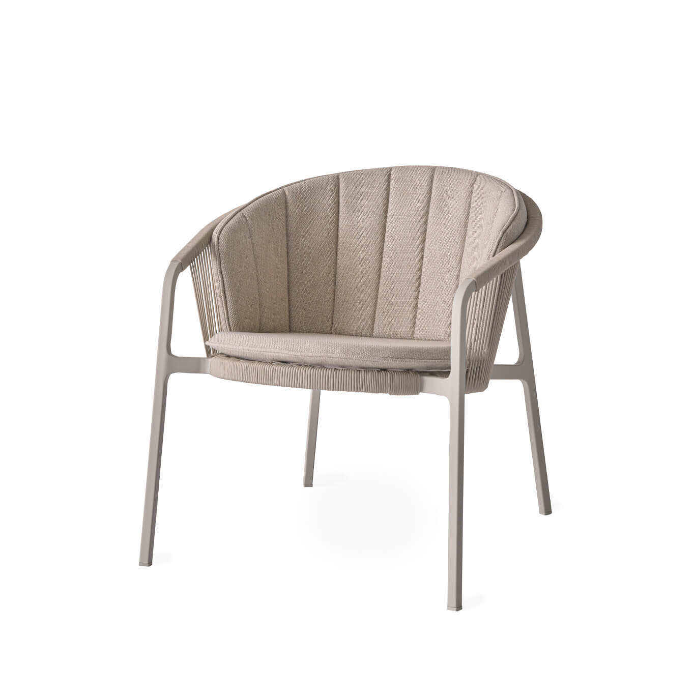 LAGRASSE LOUNGE avec coussin d'assise et dossier VIPP