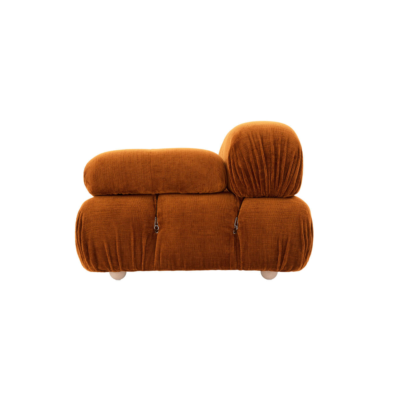 CAMAELONDA angulaire Chenille Enia Orange Curry BB ITALIA