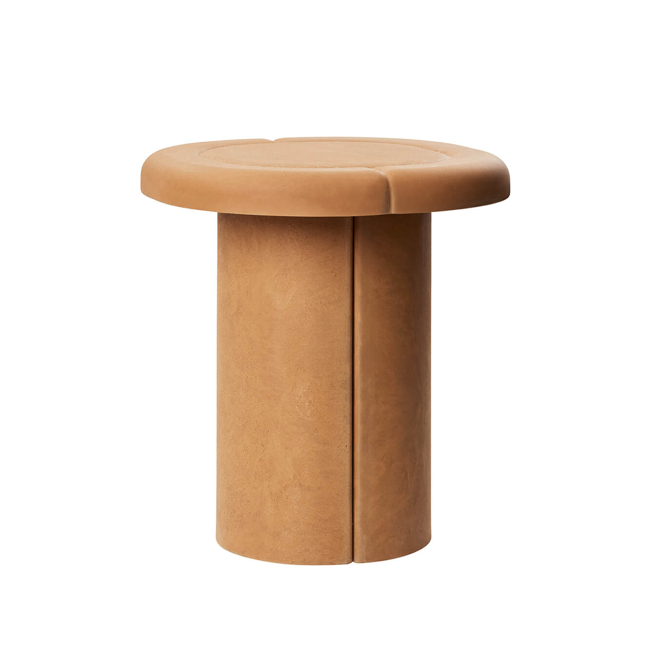 Table d'appoint guéridon ALDER Terracotta MATER