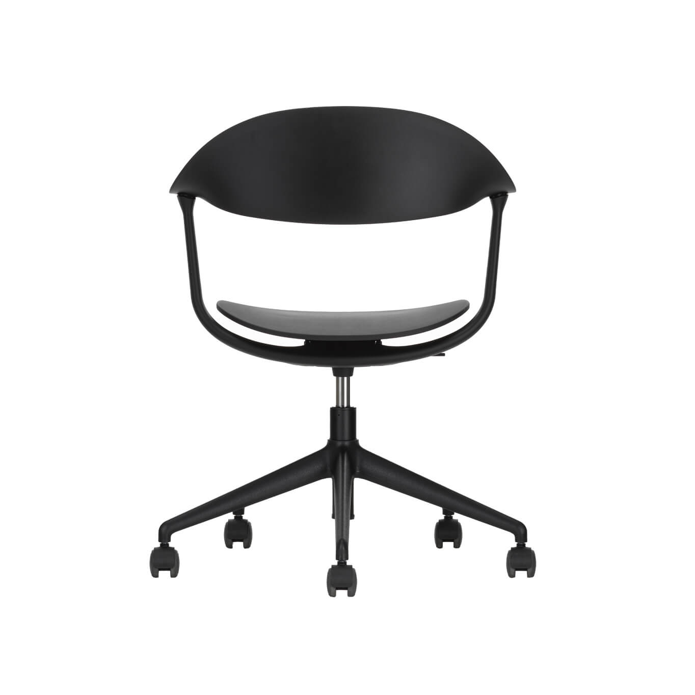 MYNT Plastique Epoxy noir 5 branches roulettes VITRA