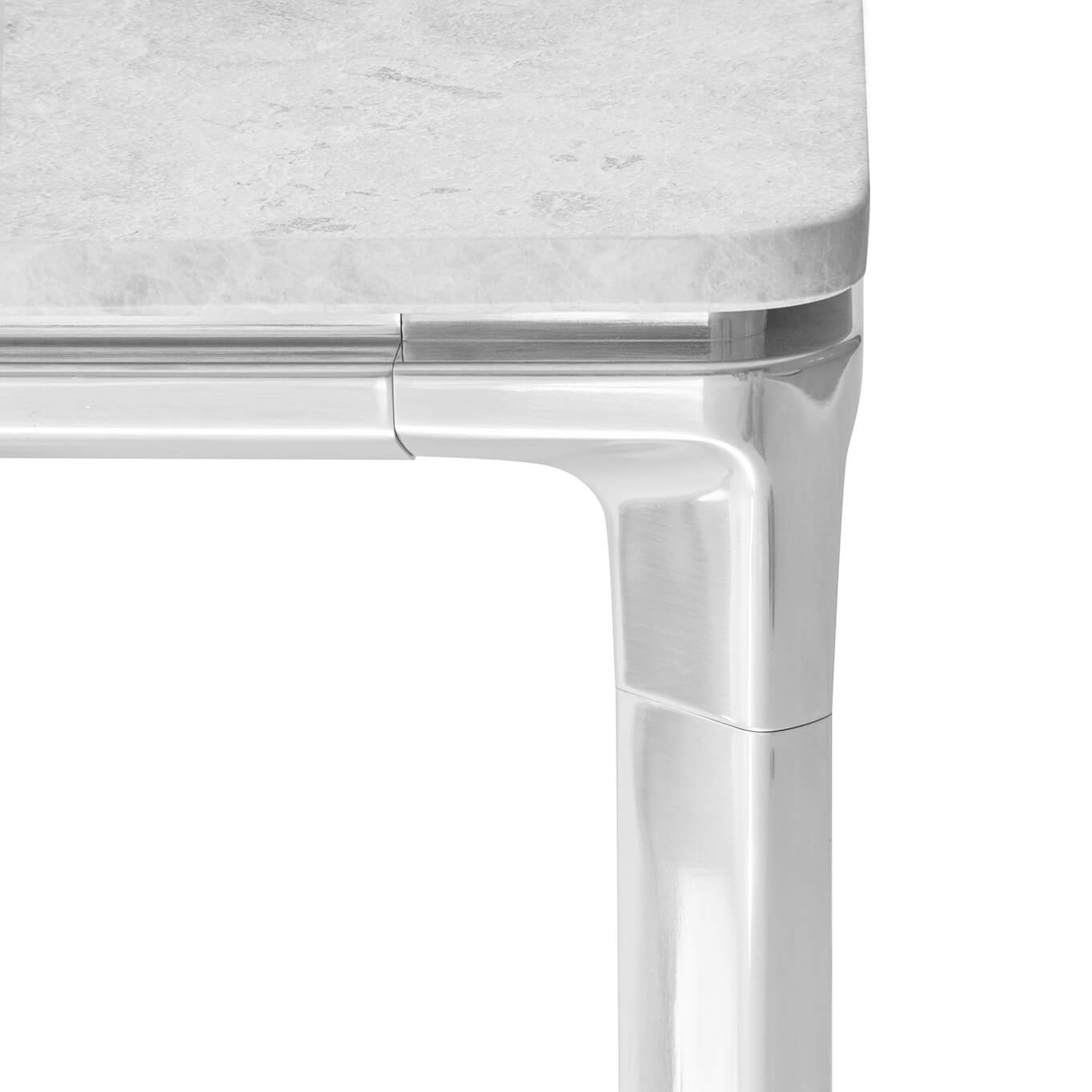 COFFEE TABLE SQUARE Marbre Sky gris 30x70 VIPP