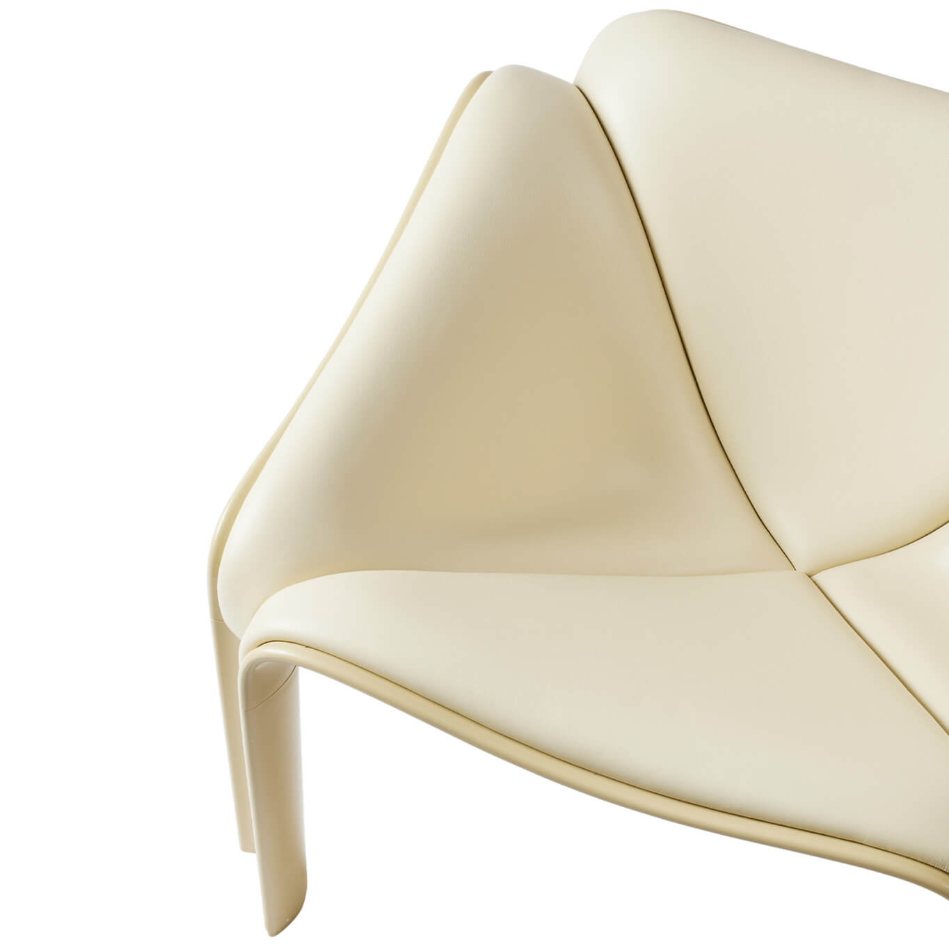 F300 Cuir Smooth Crème / Vert Pastel GUBI