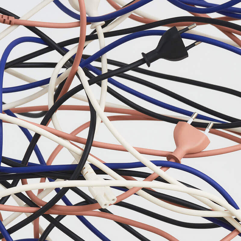 POWER Cable Vieux Rose PEDESTAL