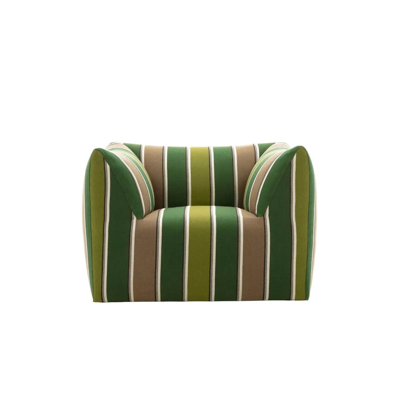 LA BAMBOLA OUTDOOR Jacquard Lima raie verte