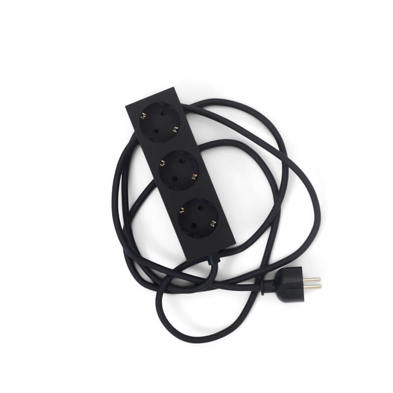 Multiprise POWER 2 m Charbon PEDESTAL