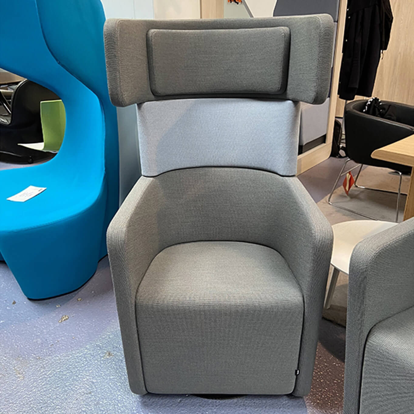 WING Tissu Gris/Bleu BENE