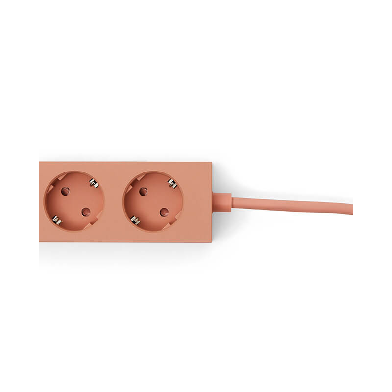 Multiprise POWER 2 m Vieux rose PEDESTAL