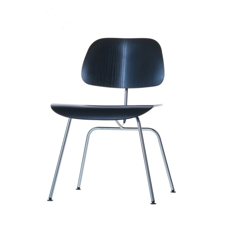 DCM Frêne noir / Chrome brillant VITRA